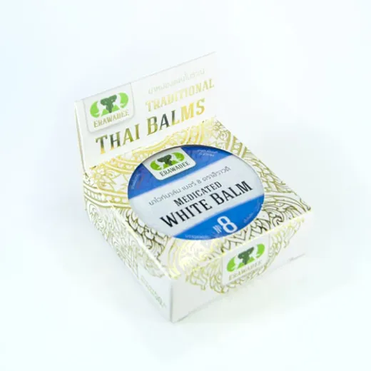 Balsem Putih No. 8 Ya Mong Khao (Selesema dan Flu) Saiz Kecil