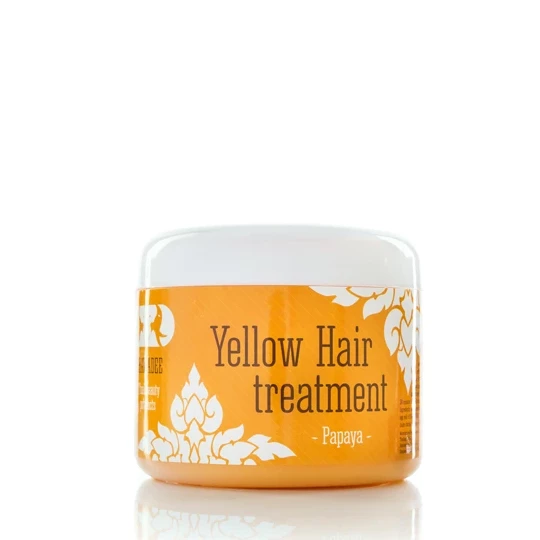 Yellow Hair Treatment with Papaya